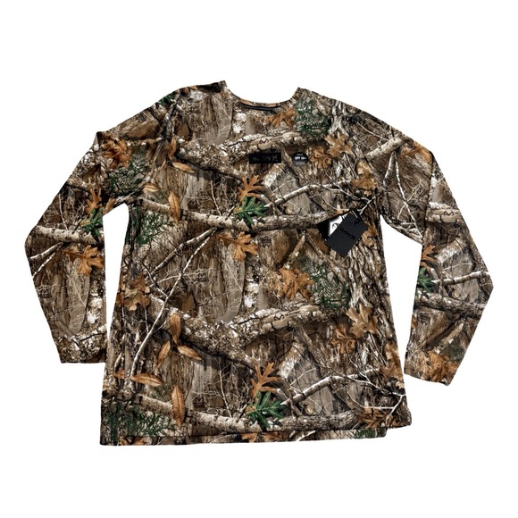 Hurley Other - Hurley Realtree UPF 50+ Quick Dry Men Camo Long Sleeve Top Shirt Brown XXL